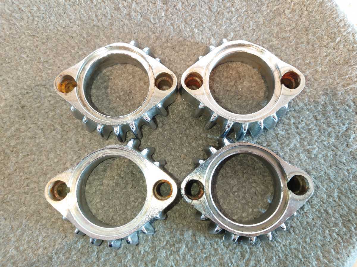 Z系 純正 マフラーフランジ 8mm 当時物 ノーマル 部品 マフラー 