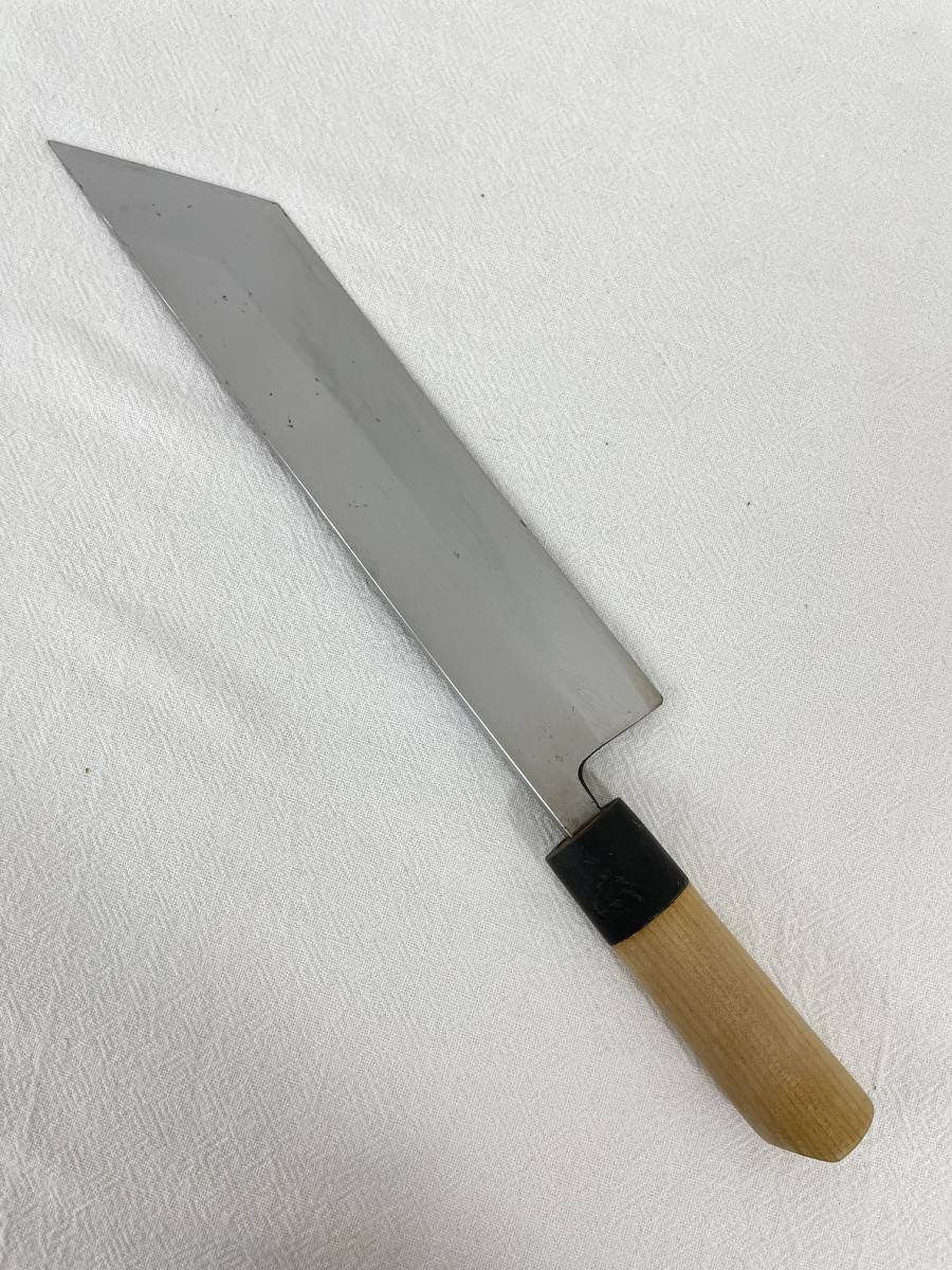 管16 東源正久 包丁 和包丁 正久 刃渡り 約25.5cm 鞘付き