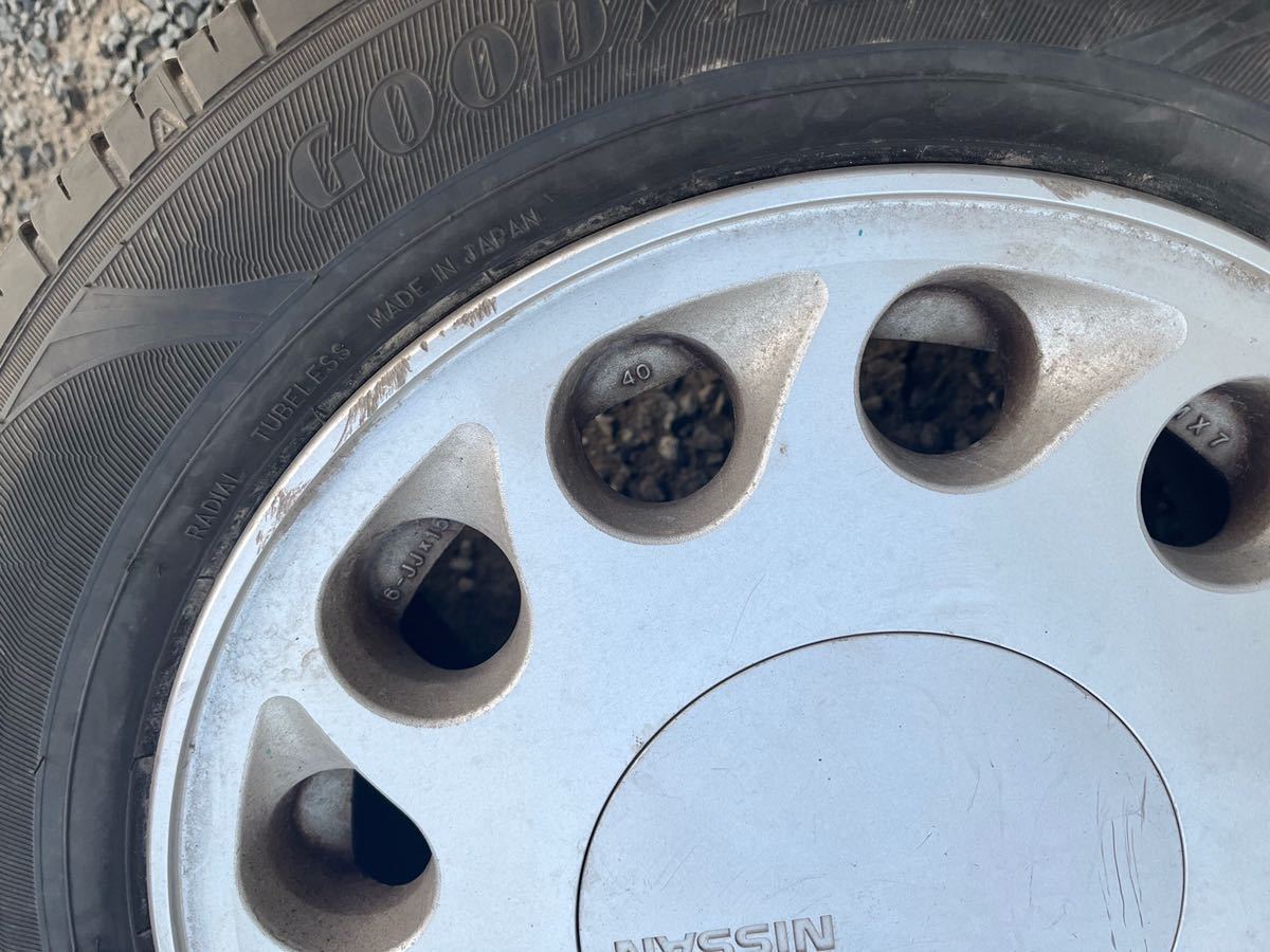ニッサン シルビアs13 純正ホイール 15×6J+40 4本セット 114.3 4H