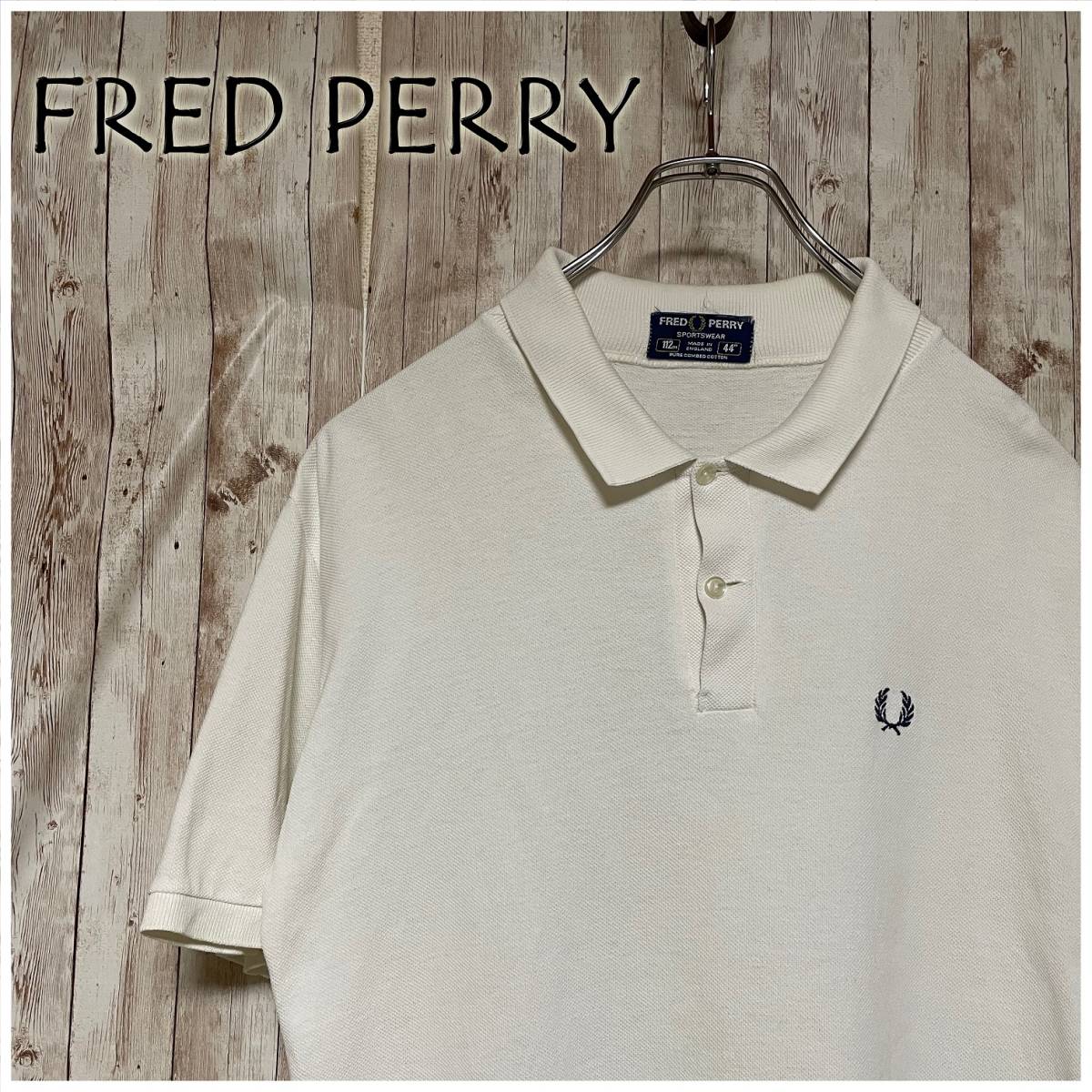 ☆80s FRED PERRY フレッドペリー ポロシャツ UK製 ビンテージ 