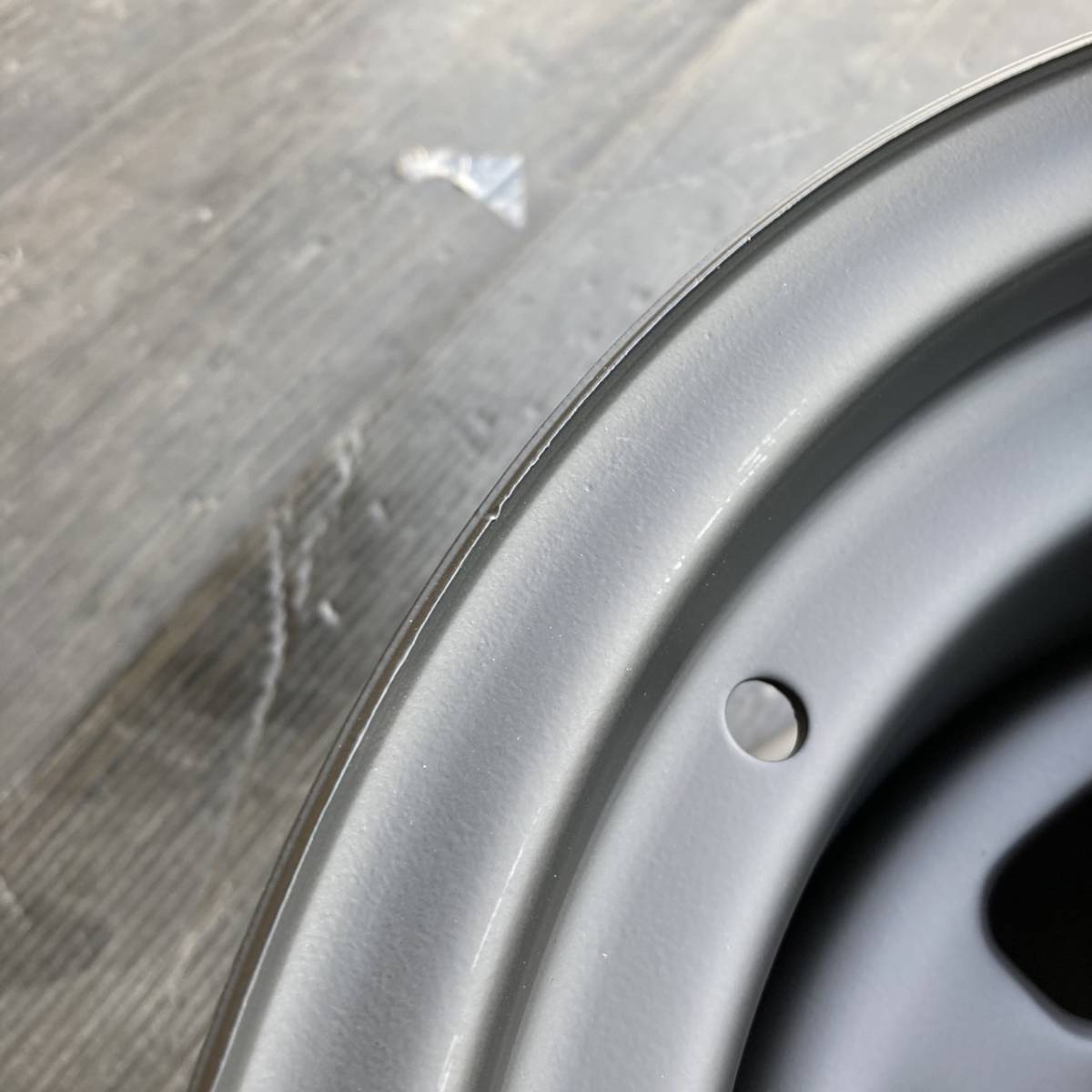 アウトレット 15インチ 鉄チン 8J -38 5穴 PCD114.3 CB73.1 ジェット 