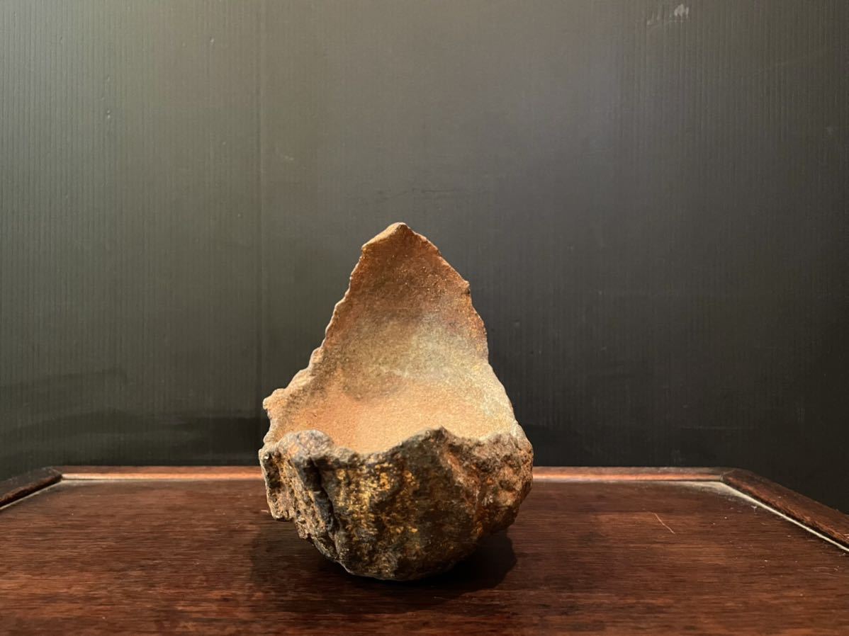 本鞍馬石水鉢 カワスウブ石 みかん彫り 鞍馬石の水鉢 | 洛西ガーデン