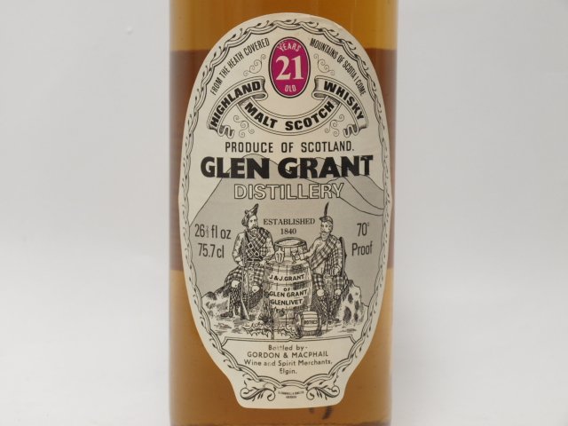 GLEN GRANT グレングラント 21年 757ml GM ゴードン&マクファイル