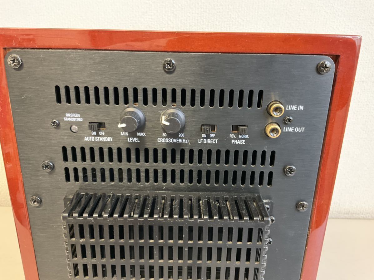 DENON DSW-33XG デノン アンプ内蔵サブウーファー 木目 ウーファー
