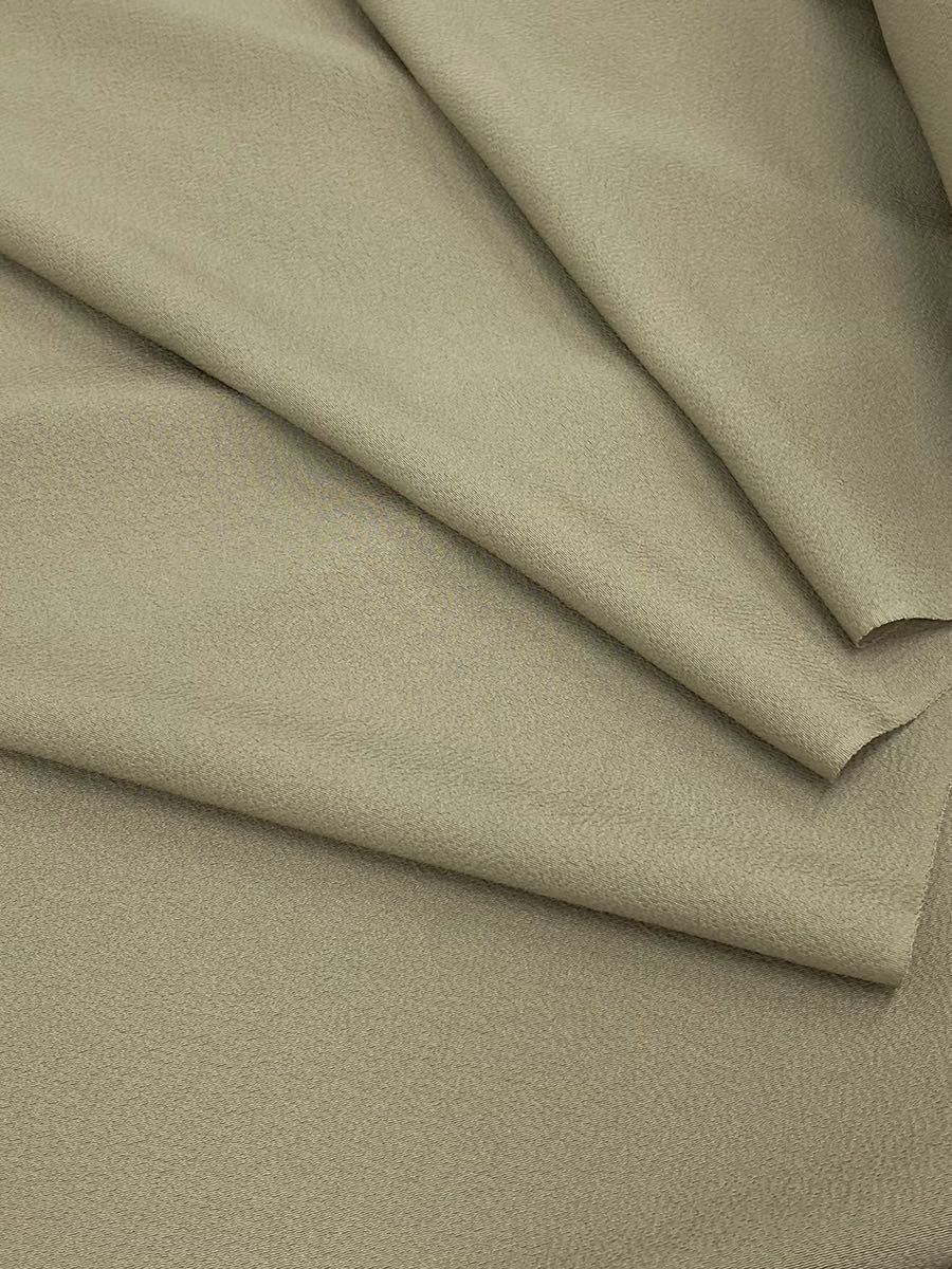 色無地 堅牢染 草木泥染 皇后献上品使用生地 反物 正絹 利休色