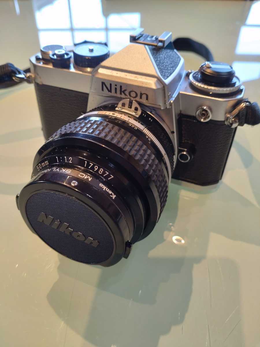 Nikon ニコン 一眼レフカメラ FE+50MM1.2 Nikon FE 50mm □Nikon 2台