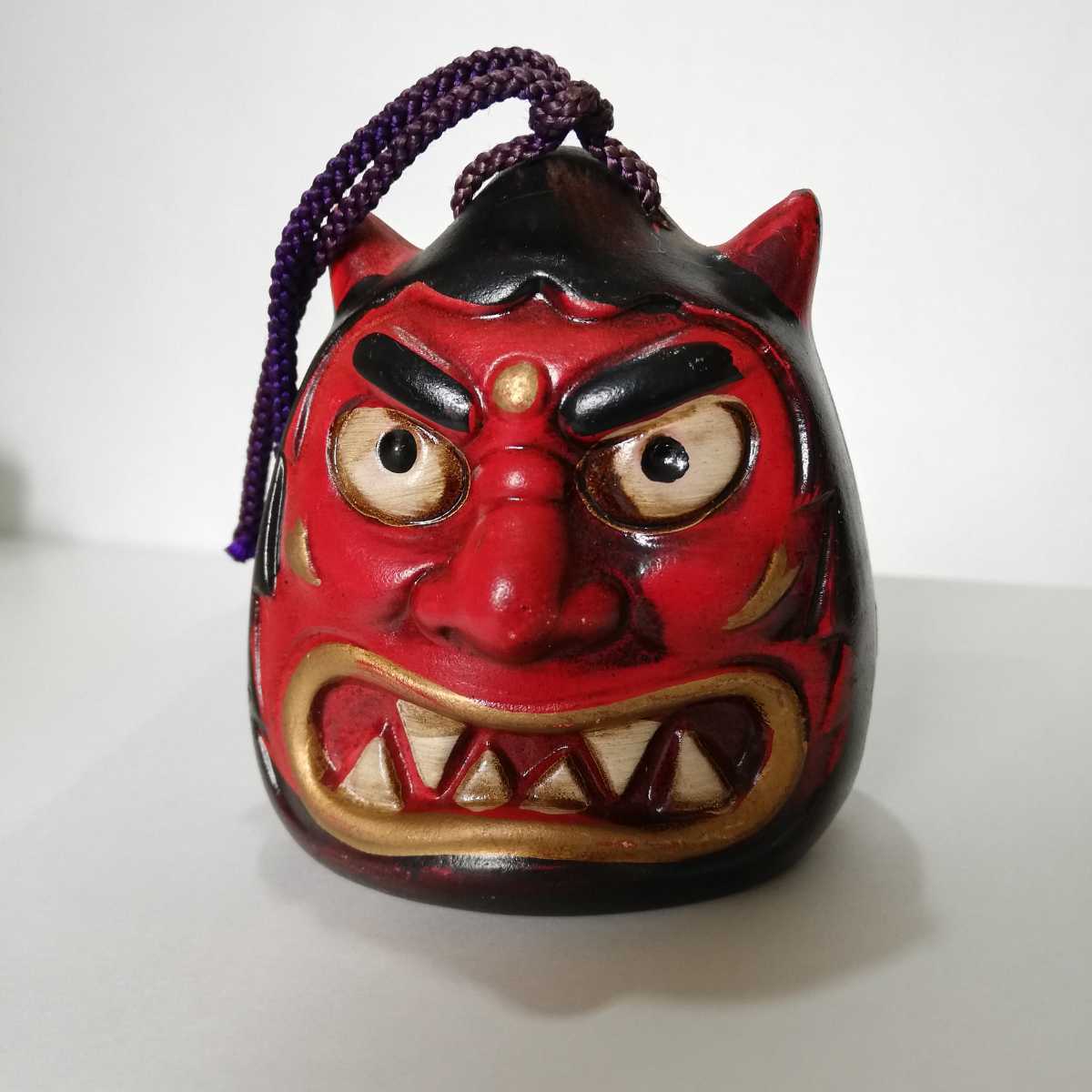 秋田 男鹿 なまはげ 土鈴 7.2cm [土鈴 絵付 彩色 郷土民芸品 日本人形 