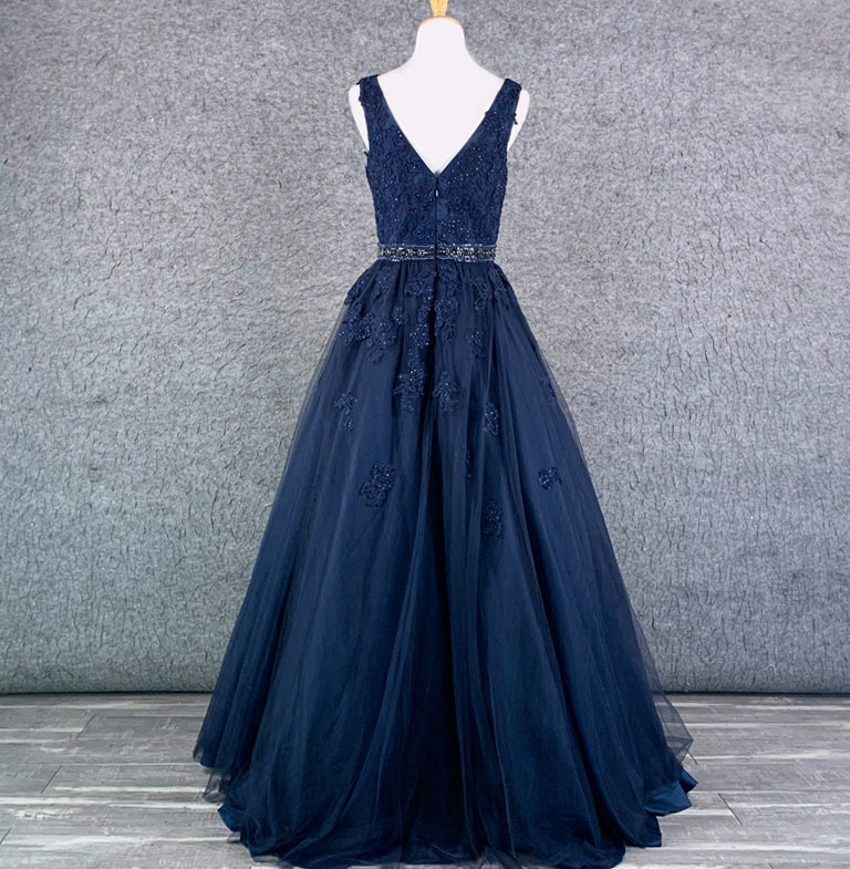 【セール新品】発送会 演奏会 結婚式 パーティー ステージ 撮影 ロング ドレス YOU08122紺 発表会 ステージ 結婚式 YJF160 ドレス白XS~3XL選択 ブライダルファンシー&frasl;高級&frasl;厚手◇発表会&frasl;演奏会&frasl;司会&frasl;パーティ&frasl;舞台