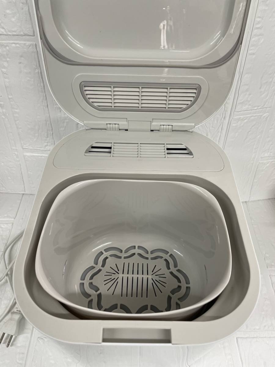 1円出品～送料無料 島産業 家庭用 生ごみ減量乾燥機 生ごみ処理機 パリパリキュー 1～5人用 PPC-11-WH ホワイト