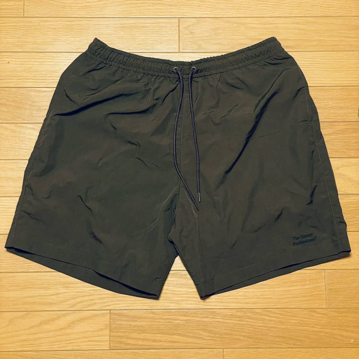新品未使用 ENNOY Nylon Shorts エンノイ ナイロンショーツ ブラウン Lサイズ