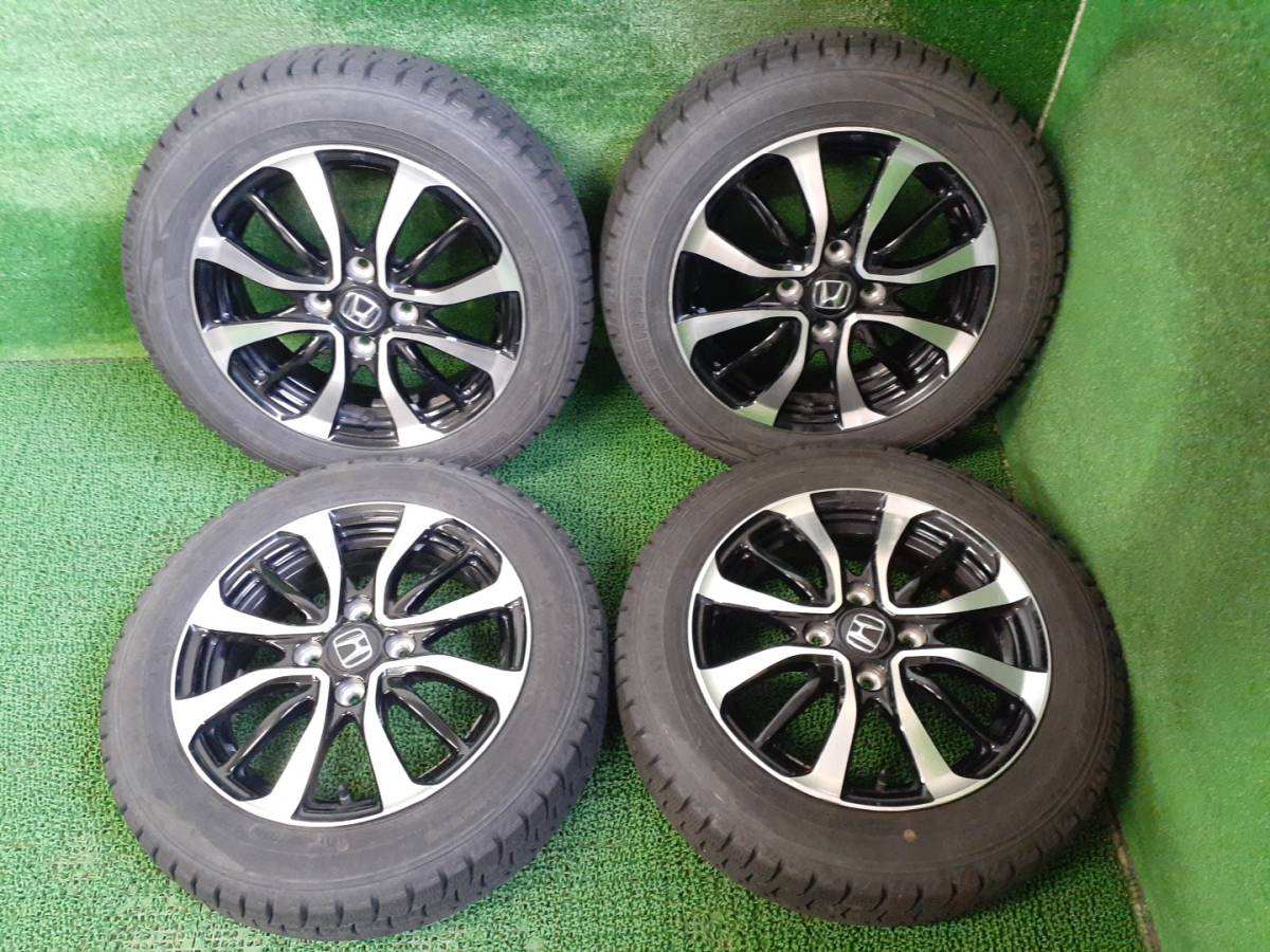 HONDA ホンダ純正アルミホイール タイヤ 4本セット 155/65R14 白