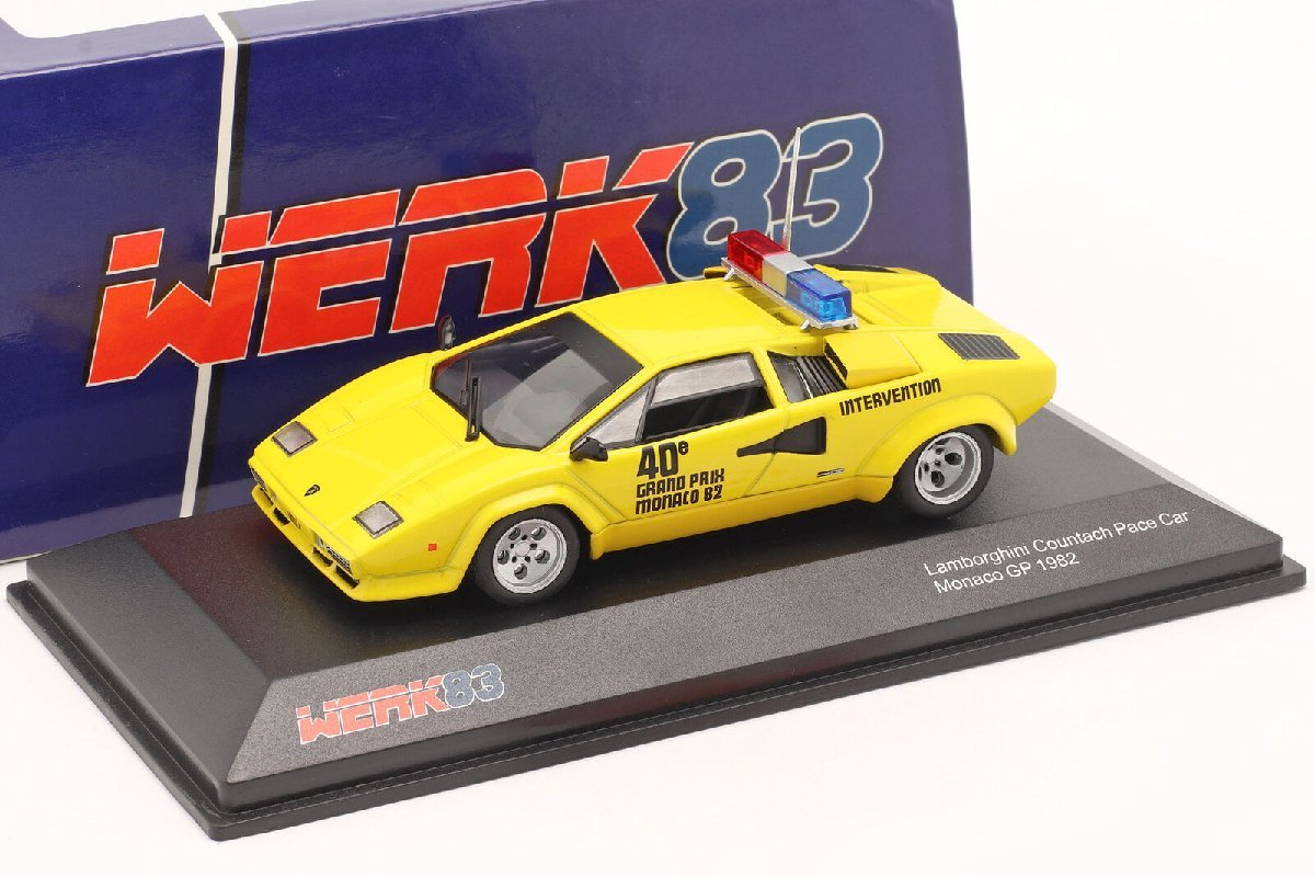 【新作登場，定番】 Werk83 1/43 1982 F1 モナコGP セーフティーカー ランボルギーニ カウンタック Lamborghini Countach Safety Car Monaco GP(乗用車)｜売買されたオークション情報、yahooの商品情報をアーカイブ公開 - オークフ 乗用車