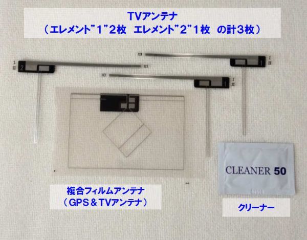 SALE，限定セール 日産純正　オプションナビ用 TV & ＧＰＳアンテナ 未使用品 送料無料 MC-314D-A MC314D-W MC315D-A MM114D-A MM317D-Aに使用可能 (FJ)