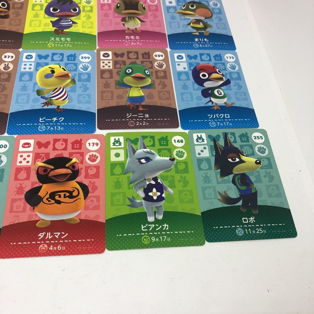 どうぶつの森 アミーボカード アミーボ amiibo ビアンカ ロボ ペンタ