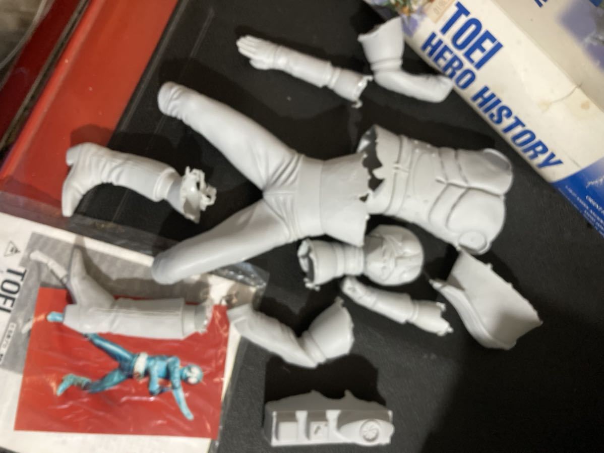 ソフビキット ボークス 1/6 仮面ライダー旧1号当時物 ガレージキット