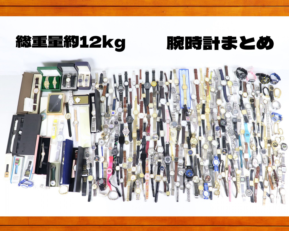 【大量/総重量約12kg】 腕時計まとめ FIFAワールドカップ記念 ディズニー キティちゃん Volga / RELLO / TELVA / J.CREW 等 010JRDH09
