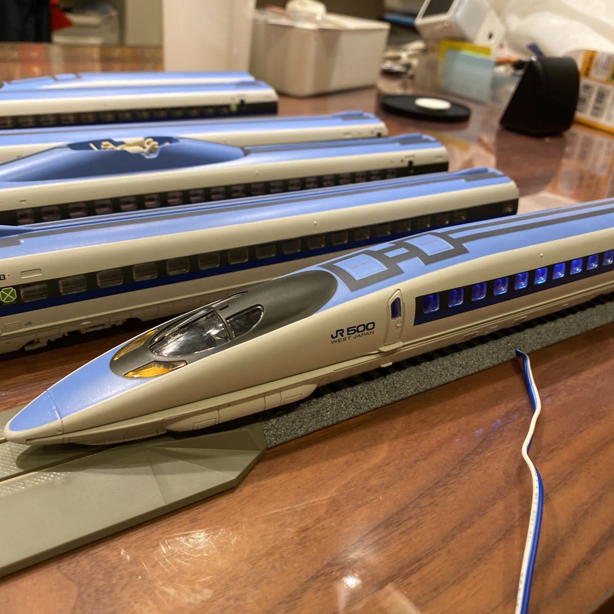 HOゲージ 500系新幹線 - | 通電確認天賞堂 メルカリ のぞみ 6両基本