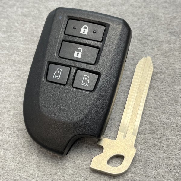 TOYOTA ハイエース 両側パワスラボタン 純正スマートキー スペアキー