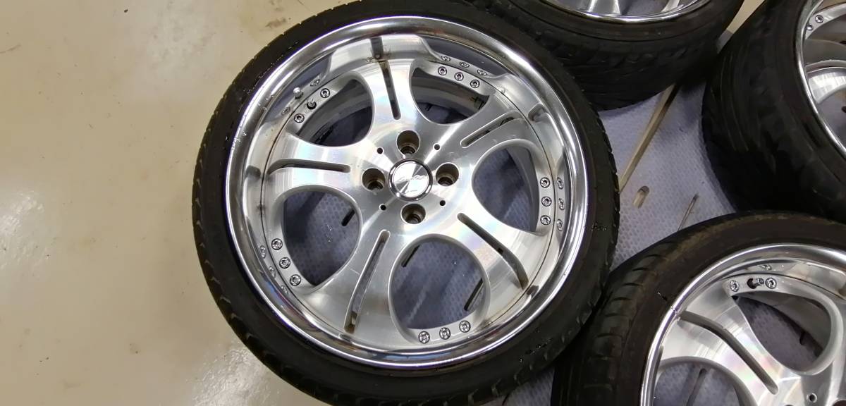 WORK ワーク ユーロライン 17インチ 17×7JJ＋32 PCD100 4H 4本 タイヤ