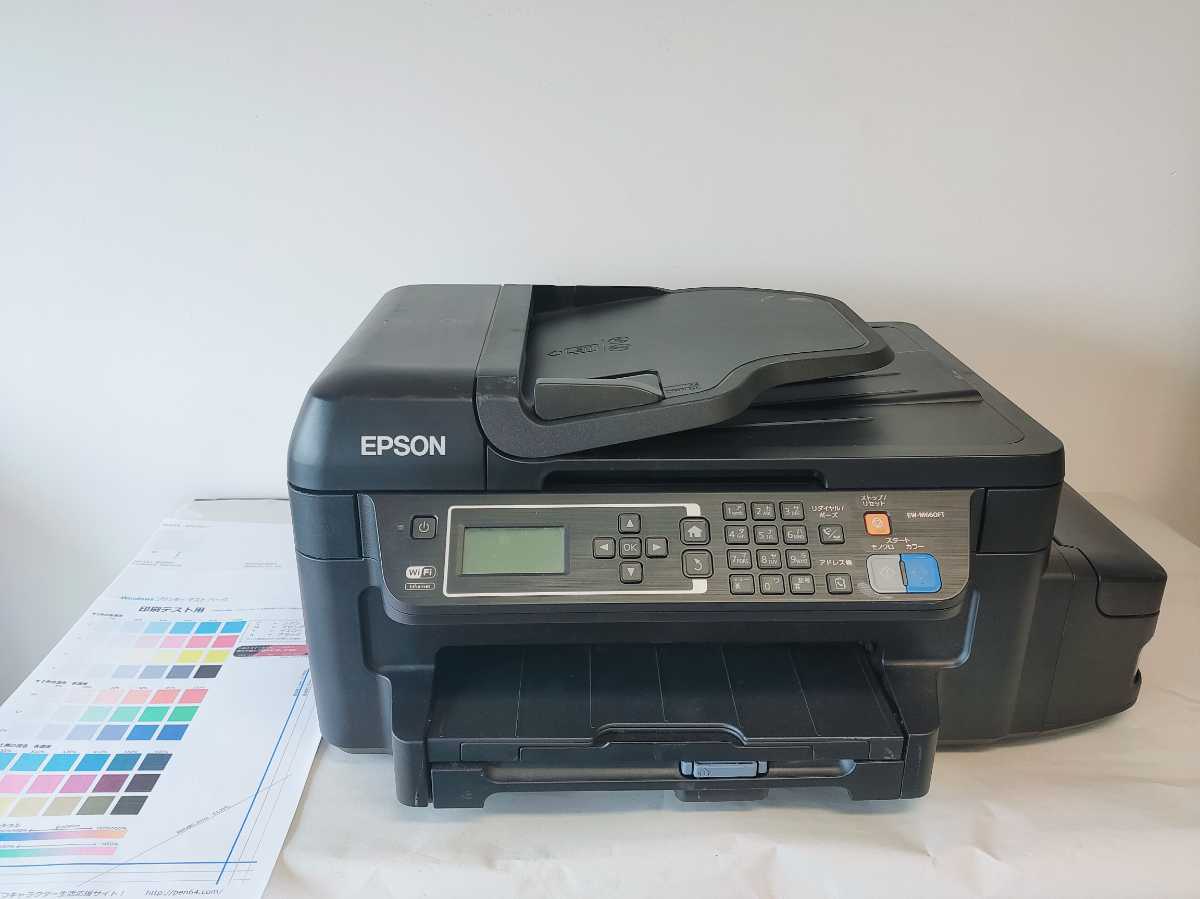 全国無料，限定セール No.9285 EPSON EW-M660FT インクジェットプリンター複合機 FAX複合機 エコタンク(A4プリンタ)｜売買されたオークション情報、yahooの商品情報をアーカイブ公開 - オークファン エプソン
