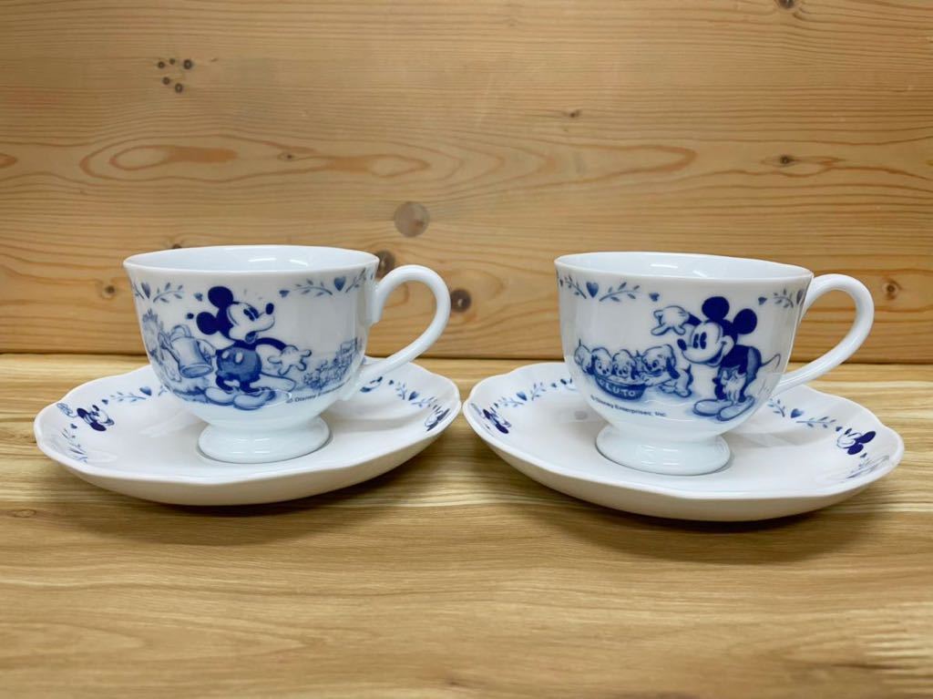 ◇新品◇Sango/ミッキーマウス/カップ&ソーサー/2客組◇碗皿/コーヒー 