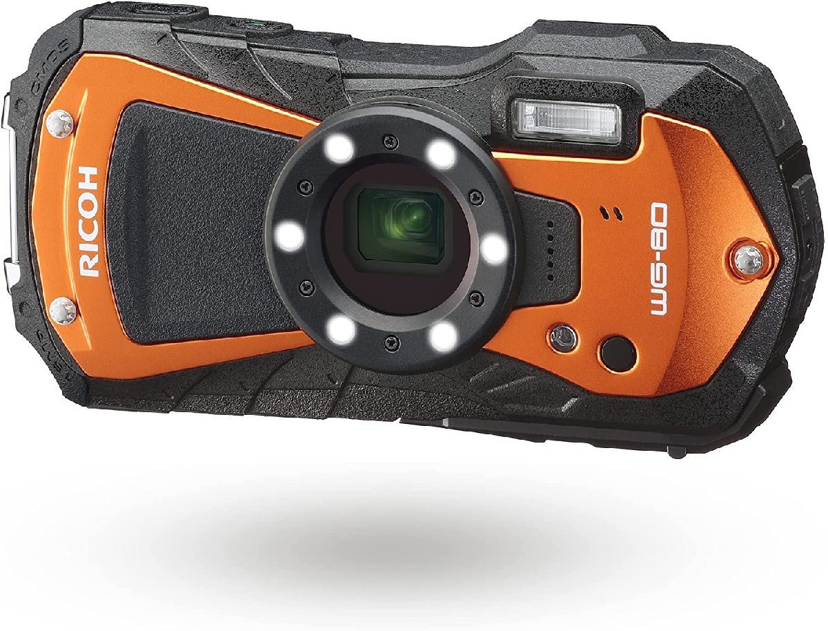 新品 保証印あり WG-80 [オレンジ] RICOH 防水コンパクトデジタル