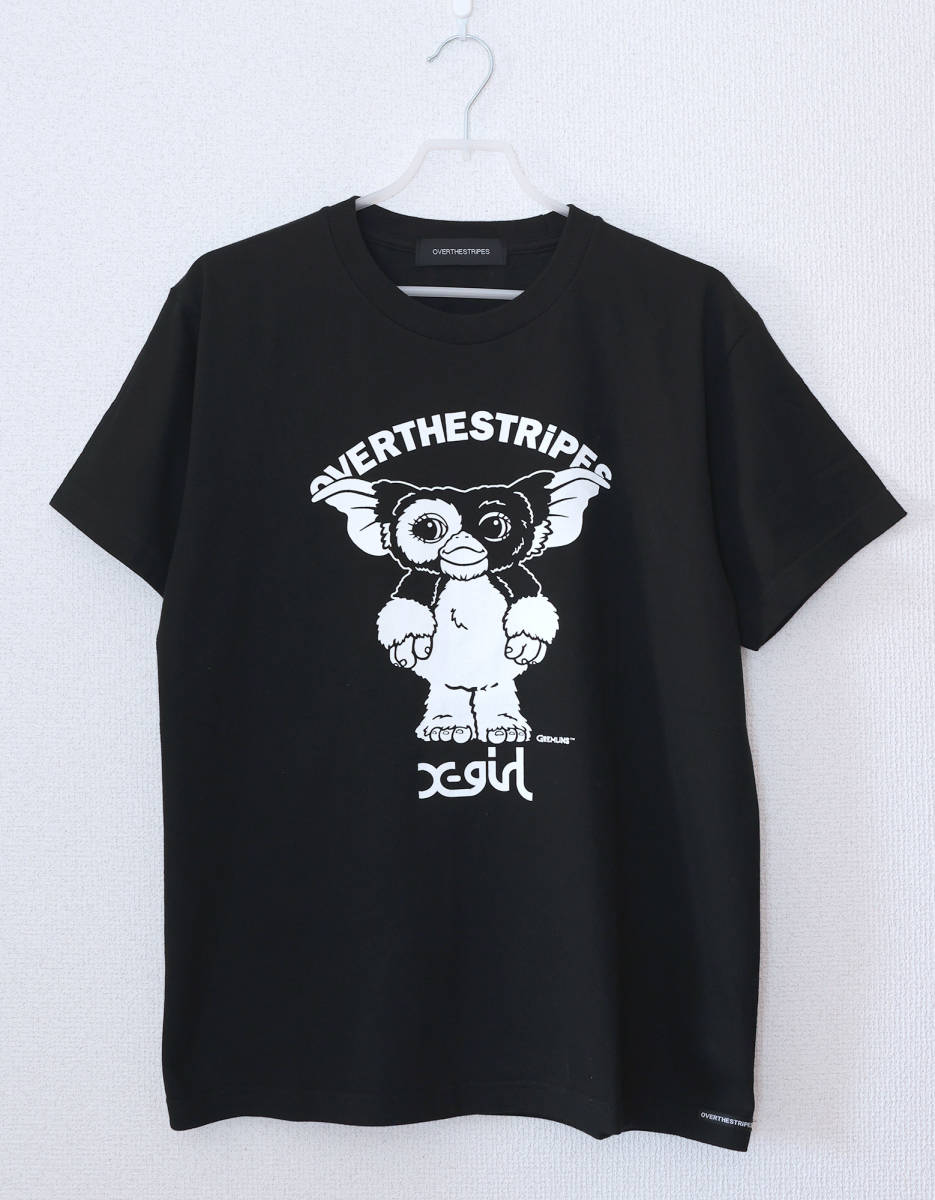 X-GIRL × オーバー ザ ストライプス グレムリンTシャツ 未使用品  
