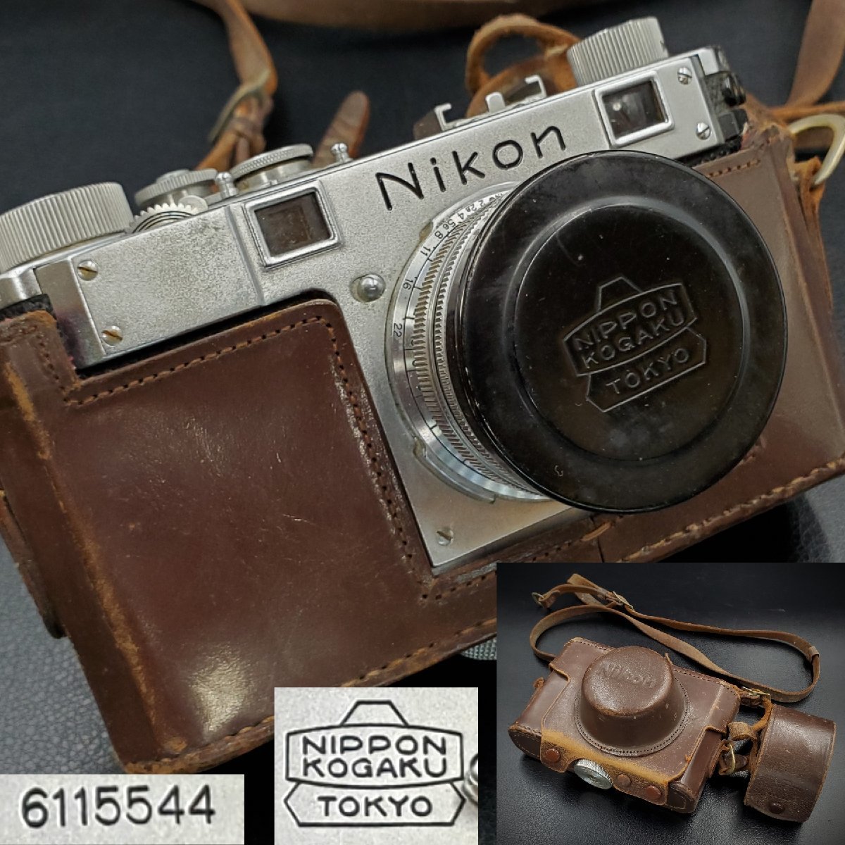 【宝蔵】時代 アンティーク レトロ フィルムカメラ NIPPON KOGAKU TOKYO 6115544 Nikon ジャンク品 レトロ カメラ レトロポップカメラ入門 双眼鏡 昭和 撮影用小道具