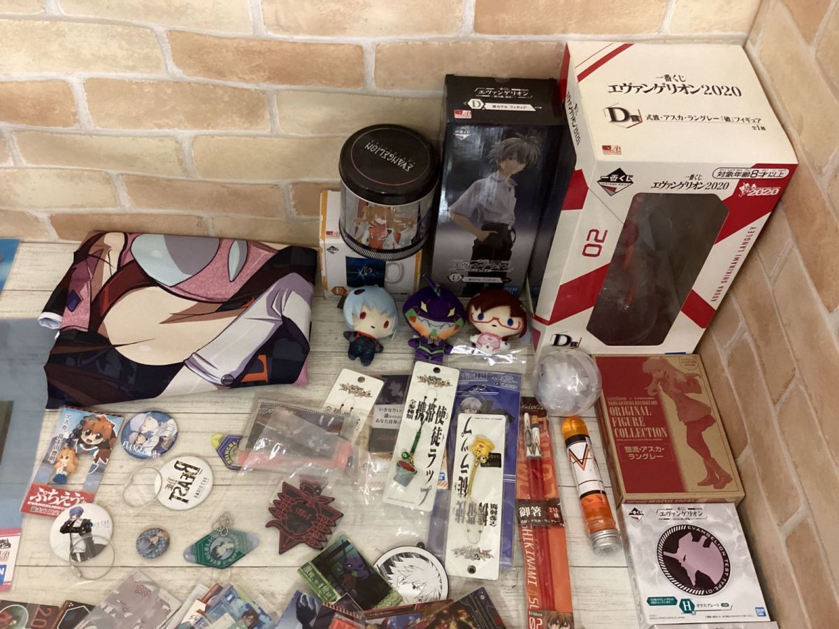 現状】 新世紀エヴァンゲリオン グッズ まとめ売り クリアファイル