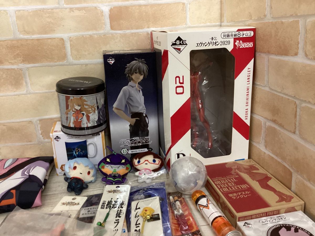 現状】 新世紀エヴァンゲリオン グッズ まとめ売り クリアファイル