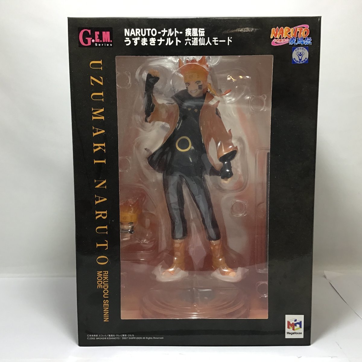 限定セール，品質保証 G.E.Mシリーズ NARUTO ナルト 疾風伝 うずまきナルト 六道仙人モード メガハウス(NARUTO)｜売買されたオークション情報、yahooの商品情報をアーカイブ公開 - オークファン NARUTO