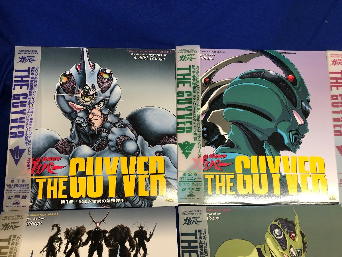 LD THE GUYVER 強殖装甲ガイバー 第1巻～第6巻 6枚セット OVA 強殖