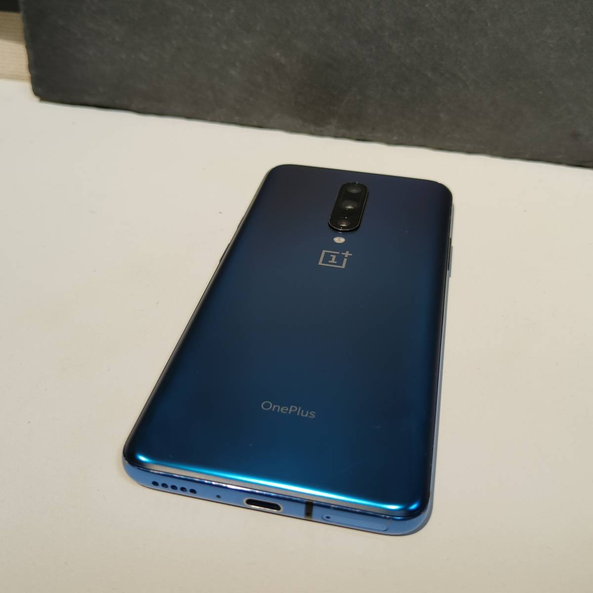 Oneplus 7T ジャンク 本体と箱付き OnePlus 7T ブルー 256GB ジャンク