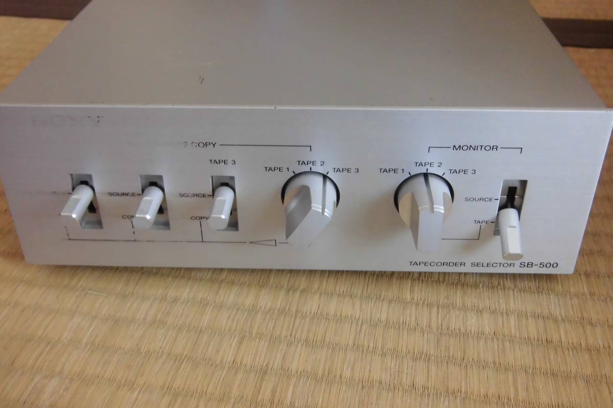 SB-500 SONY ソニー テープデッキセレクター : Selector Tape 販売公式