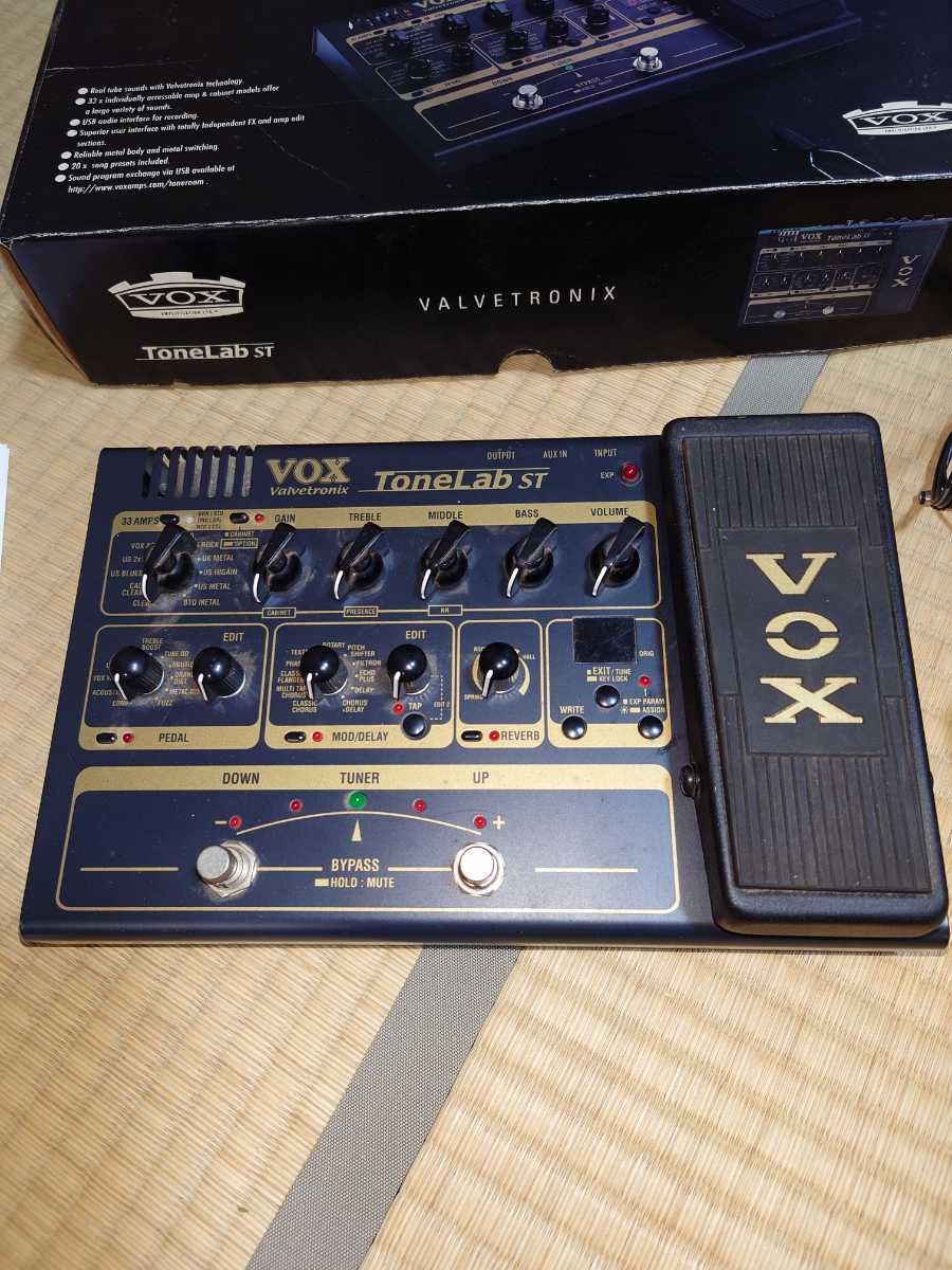 tonelab st VOX ヴォックス マルチエフェクター 真空管搭載 modeling