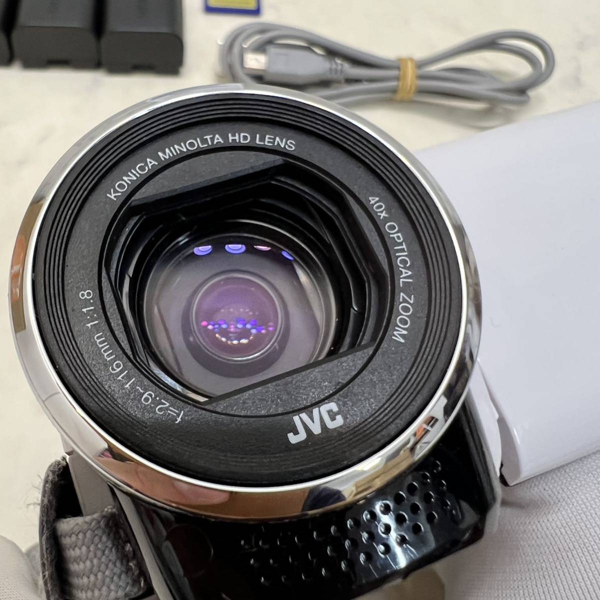 JVCケンウッド Everio GZ-E600 バッテリー3個付ビデオカメラ