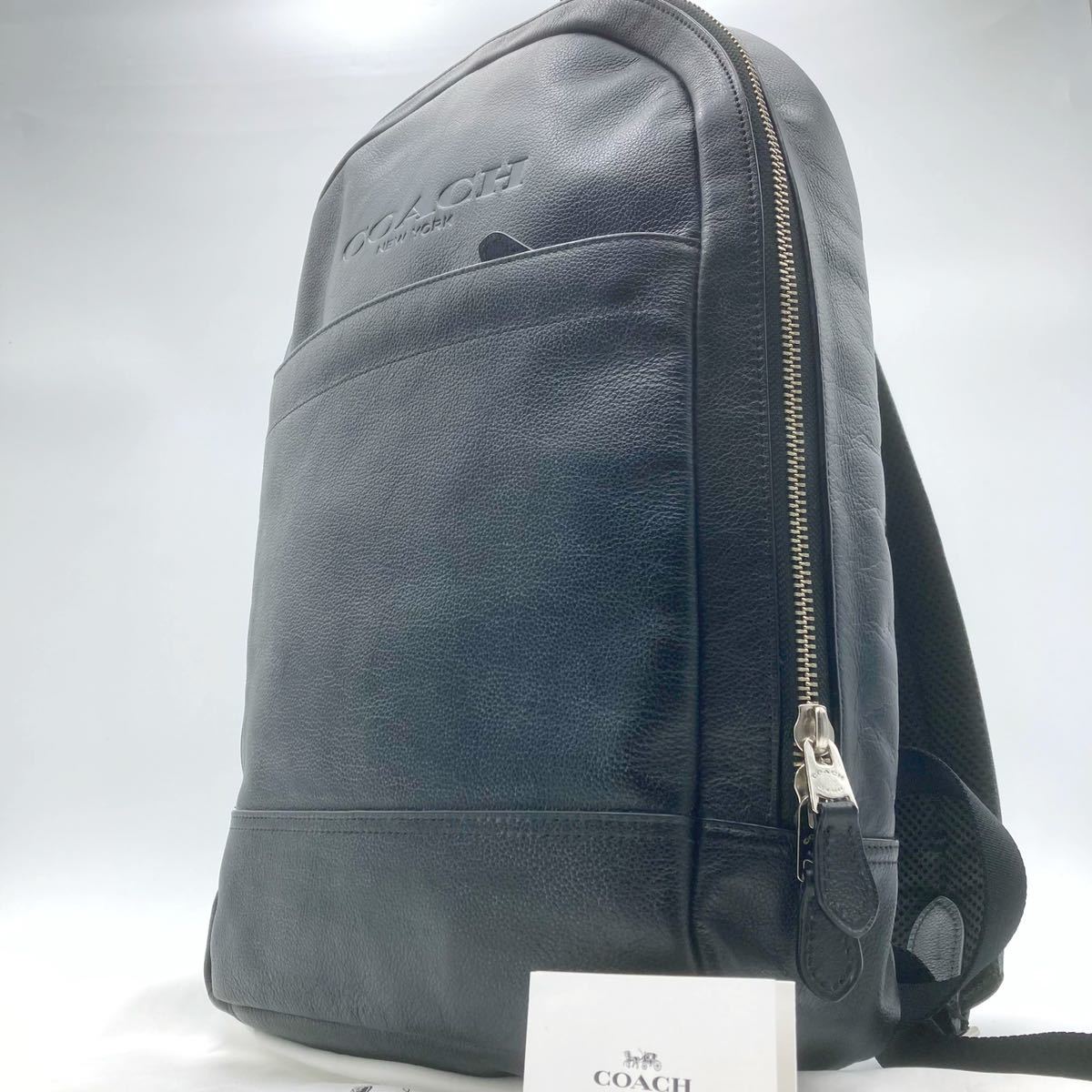 1円 □極美品□ COACH コーチ リュック バックパック チャールズ 