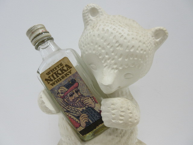 18363 酒祭 洋酒祭 NIKKA WHISKY ニッカウイスキー 熊 陶器 置物 NIKKA 