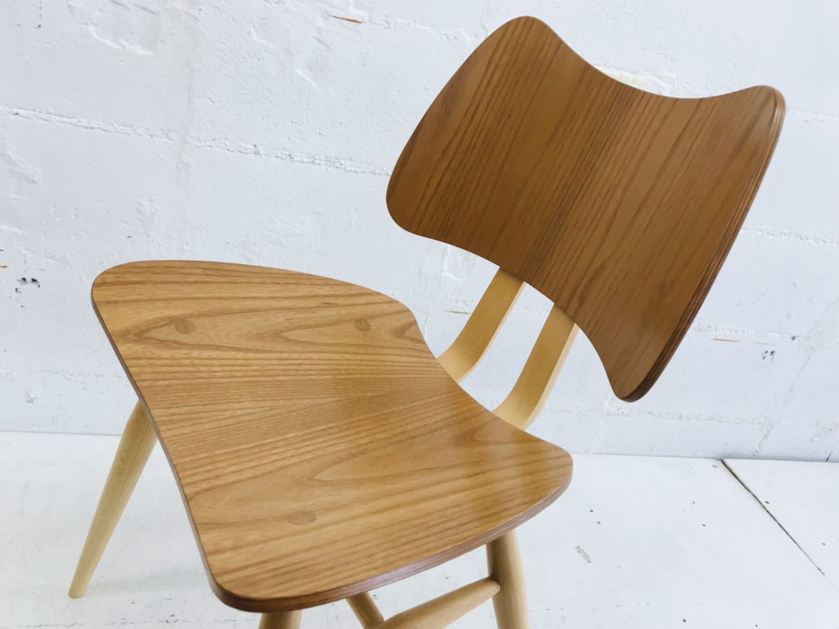 k0818-11☆展示品 美品 アーコール MARGARET HOWELL バタフライチェア