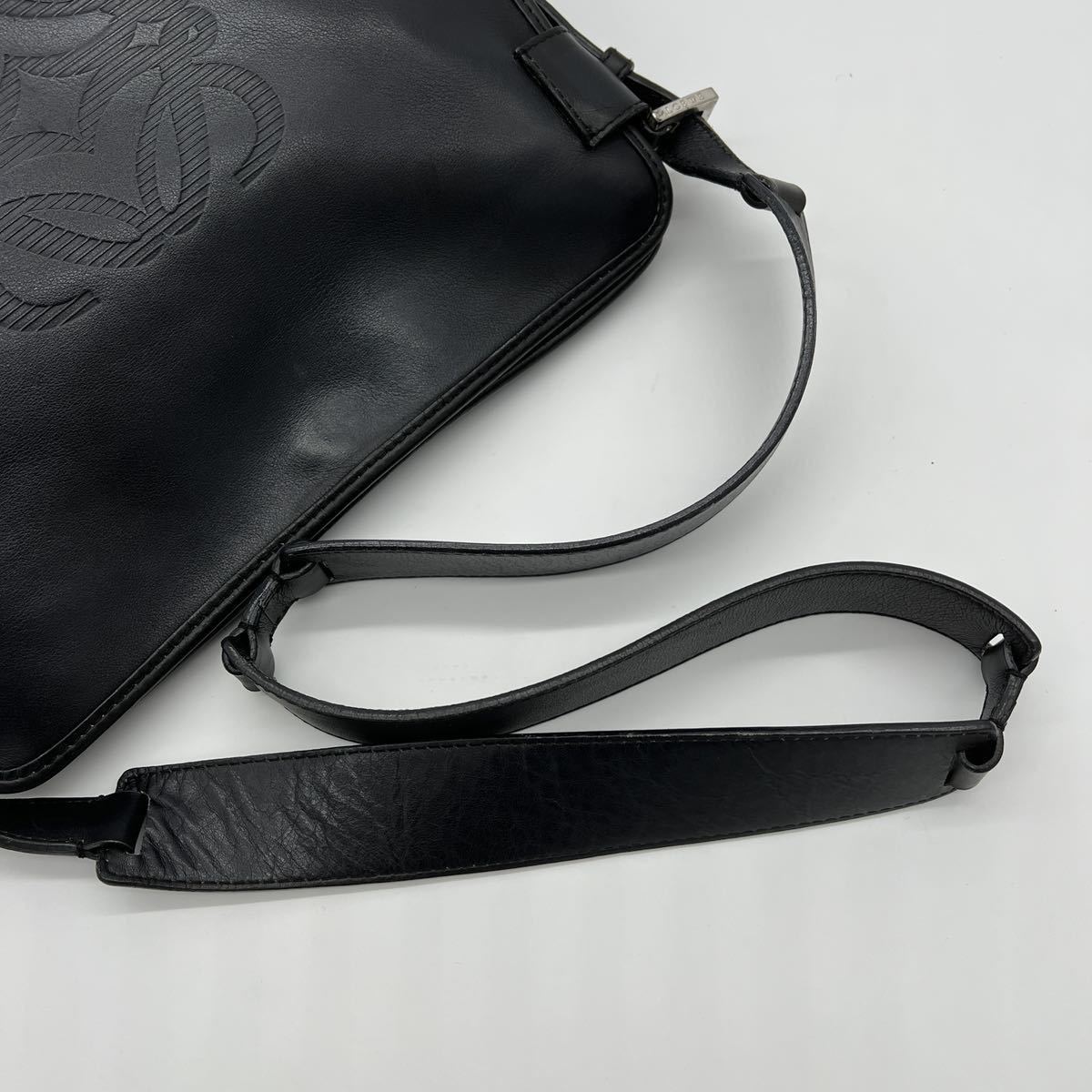 1円 【最高級・極美品】LOEWE ロエベ アナグラム ショルダーバッグ 