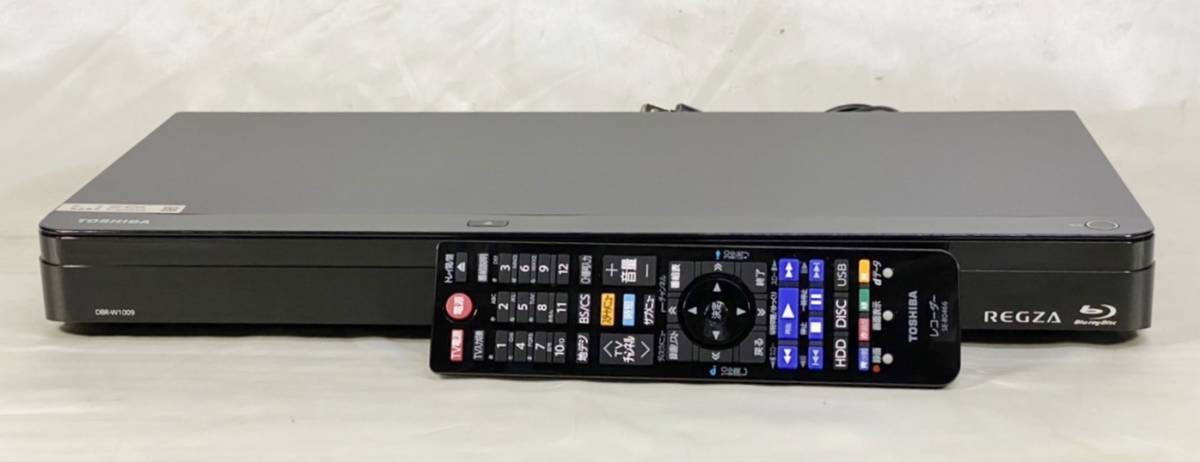 美品 東芝 REGZAブルーレイ DBR-W1009 レコーダー 1TB 2番組 2020年製