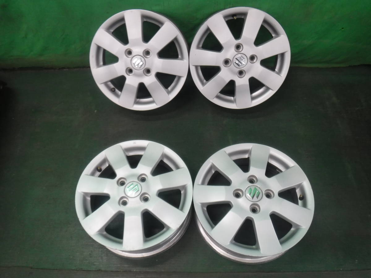 14インチ スズキ スズキ純正ホイール 14×4.5J 4本セット 中古 4.5J-