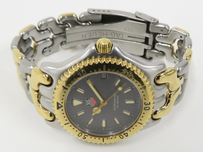 中古】TAG Heuer プロフェッショナル セル デイト メンズ腕時計 SS