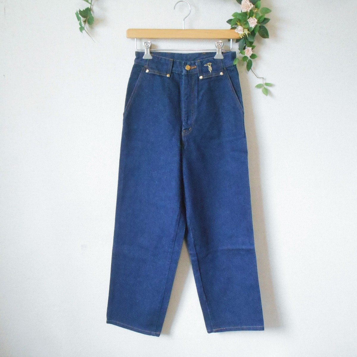 Trussardi - 80s 90s TRUSSARDI トラサルディ 豪華刺繍 デニム パンツ 
