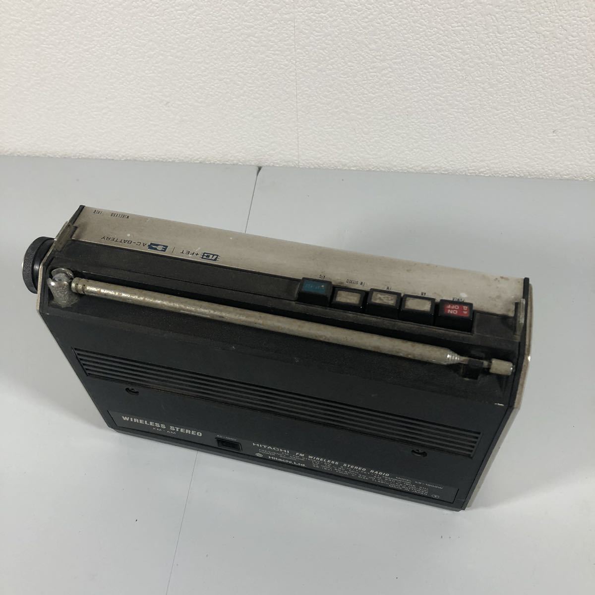 HITACHI 日立 KS-1000W ラジオ ステレオ FM AM オーディオ 昭和レトロ