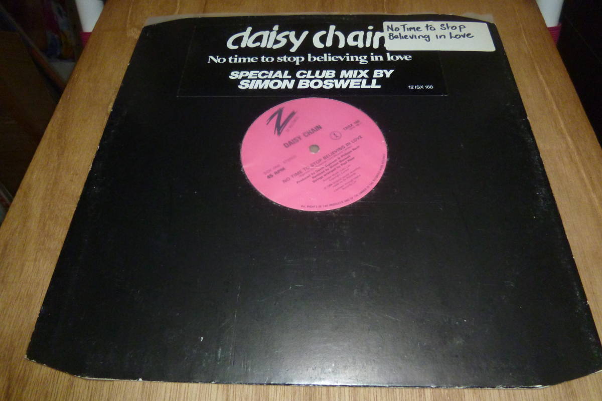  SPECIAL CLUB MIX 12&rdquo; DAISY CHAIN // NO TIME TO STOP BELIEVING IN LOVE(ユーロビート)｜売買されたオークション情報、yahooの商品情報をアーカイブ公開 - オークファン ユーロビート