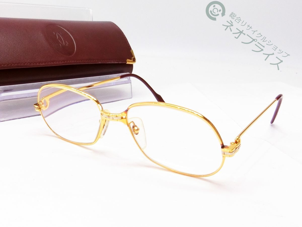 超激得，安い Z2616 Cartier カルティエ ゴールド パンテール 130 56ロ17 89年 眼鏡 レンズ度入り(その他)｜売買されたオークション情報、yahooの商品情報をアーカイブ公開 - オークファン その他