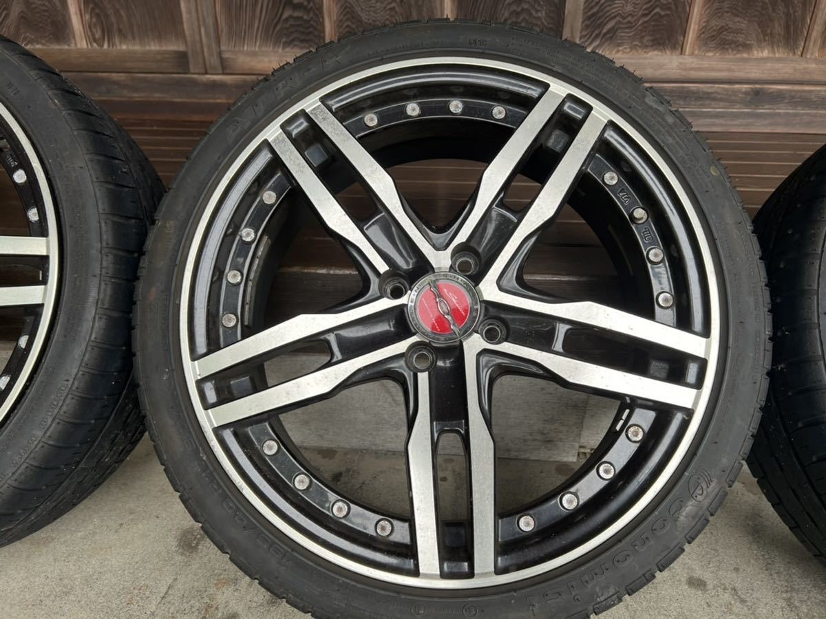 AME シャレン XF-55 17インチ 6.5J ＋45 PCD100 4穴 195/40R17 トヨタ 