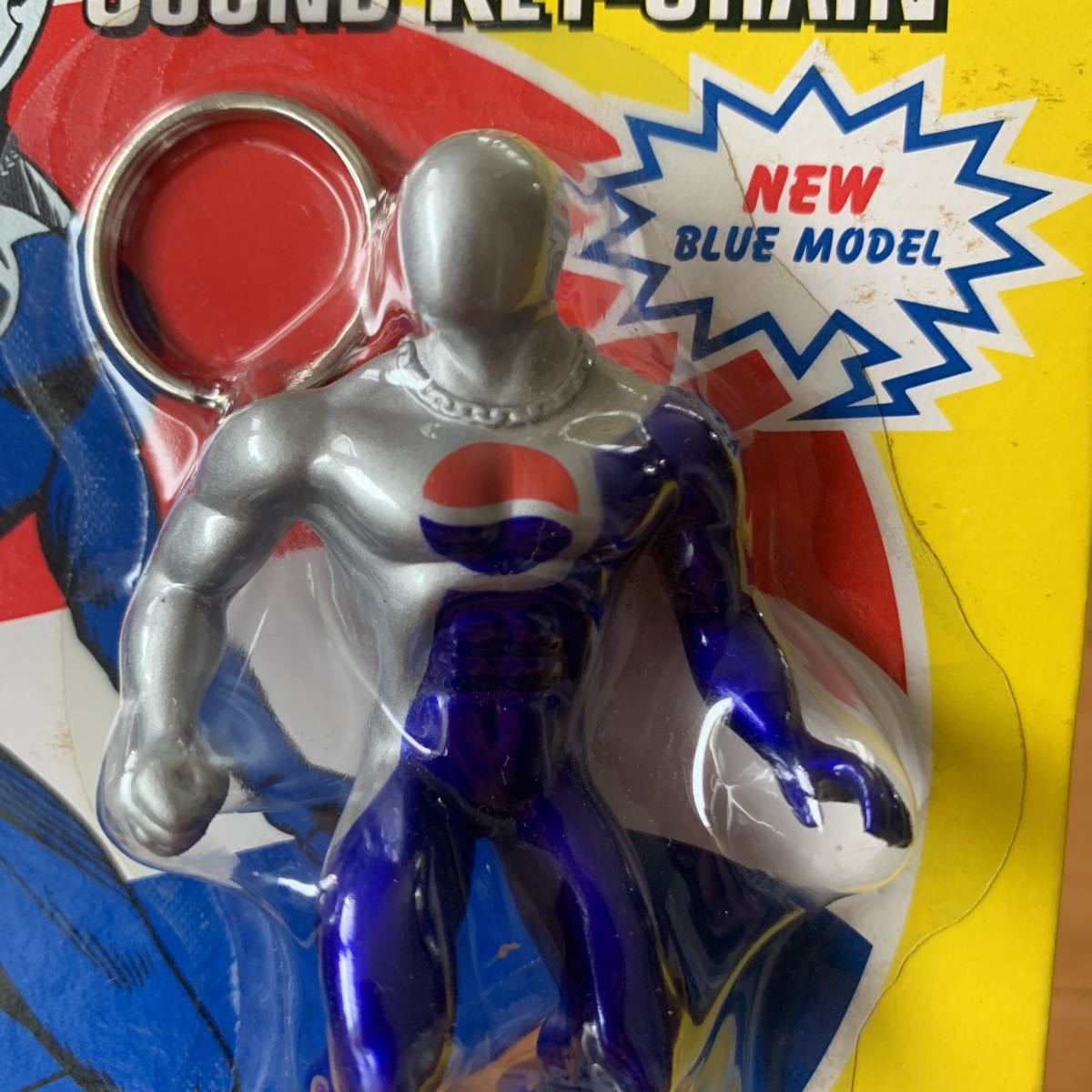 Pepsiペプシマン サウンドフィギュア キーホルダー ペプシマン サウンドキーチェーン PEPSIMAN PEPSI-COLA ペプシコーラ