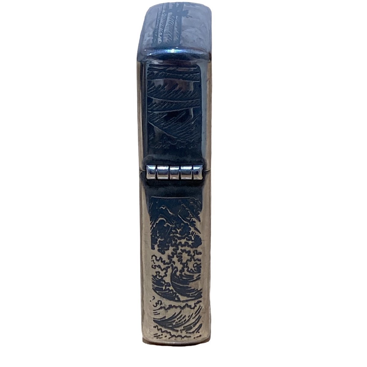 ZIPPO ジッポー zippo オイルライター 日本画 松原 海 湖 波 烏 カラス 